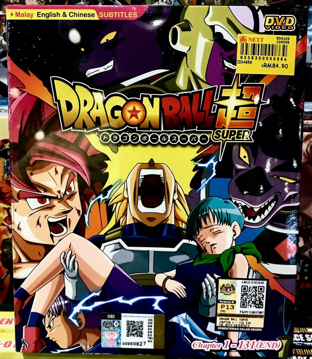 ドラゴンボール超 龍珠 SUPER Vol. 1-131 END DVD Dragon Ball Super (VOL.1 - 131 End) ~ All Region ~ Brand New