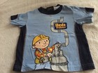 Vintage 2004 Nickelodeon Bob The Builder Plumbing Embroidered T-Shirt Baby 12 Mt — photo 1