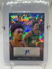 2023-24 Panini Hoops Premium Stock - Hoops Ink Ice Prizm #HI-JDN Jaden Springer