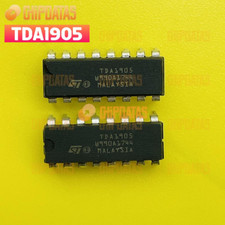 2PCS New ST TDA1905 DIP-16 5W Audio Amplifier with Muting IC