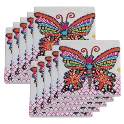 10er SET Maxwell und Williams SMILE STYLE Untersetzer FLUTTER - DU0028 / Unte...