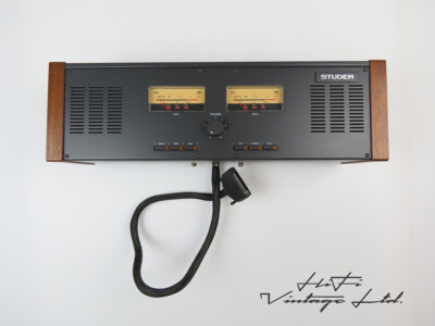 Studer A807 VU Meter Bridge ️ HiFi Vintage