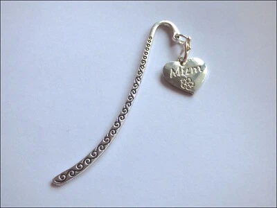 ANTIQUE SILVER 'MUM' SWIRLS BOOKMARK GIFT BIRTHDAY MOTHERS DAY CHRISTMAS