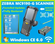 Zebra MC9190-G90SWEYA6WR Long Range 2D Scanner Windows CE 6 WiFi AlphaNumeric🔥⭐