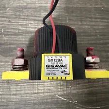 GIGAVAC GX12BA CONTACTOR 12 - 800V DC 225A 12VDC INTERNAL COIL FLYING LEADS READ
