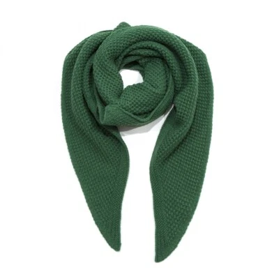 Schal Tuch Dreieckstuch Strick Reiskorn Strick Dick versch. Farben