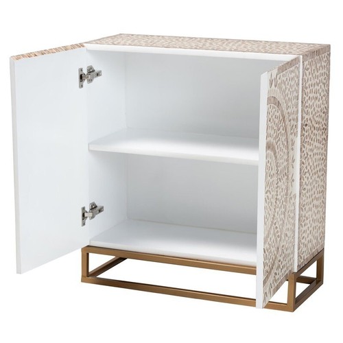 Perlmutt - Barschrank, Regal Barschrank, Wohnzimmermöbel - Bild 9 von 14