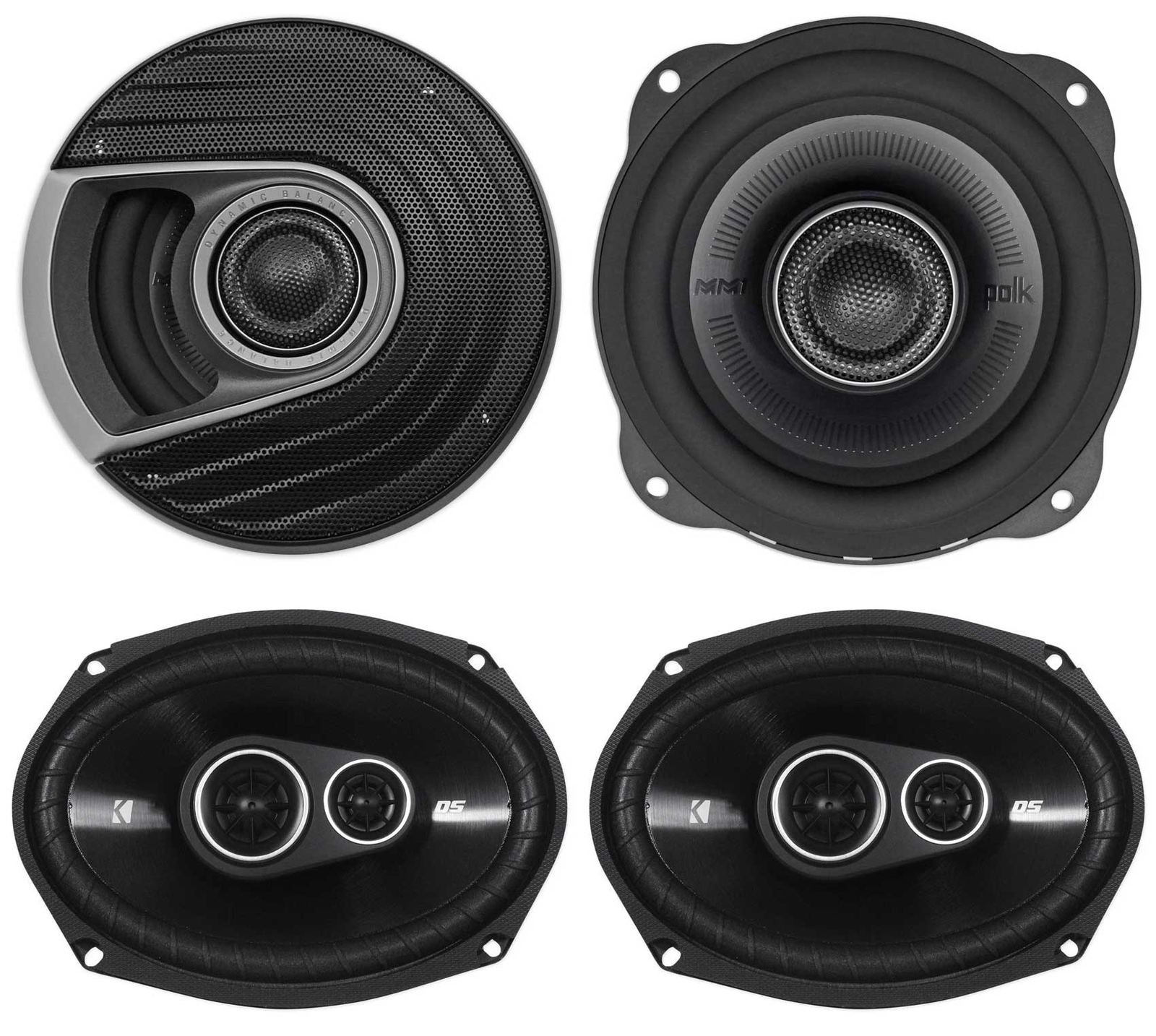2 Автомобильные аудиодинамики Polk Audio MM522 525 мощностью 600 Вт 2 Динамики Kicker 6x9 29290₽