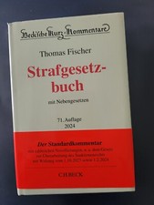 Thomas Fischer + StGB Kommentar + 71. Auflage...