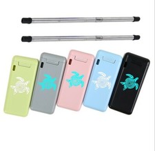 Collapsible Reusable Stainless Steel Drinking Straw with Case  2 Pack
