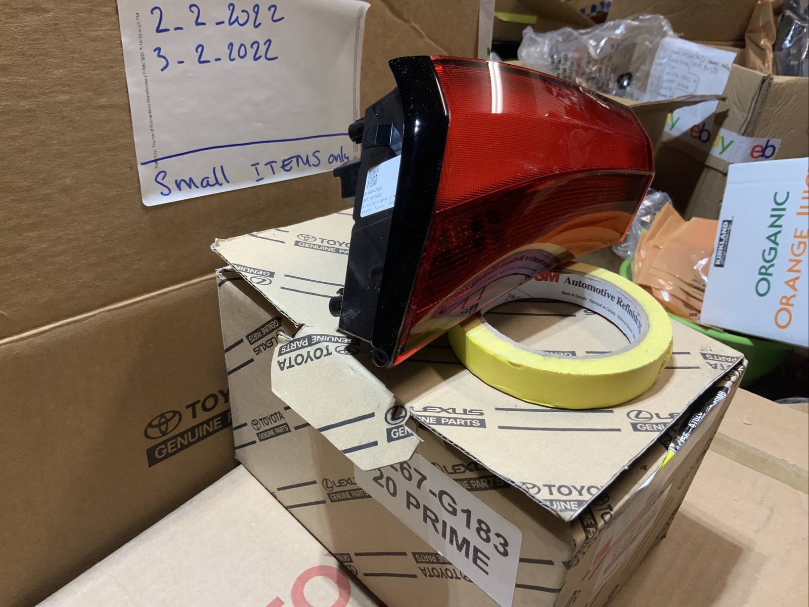 2019 2020 Toyota Prius Left LED Rear Lower Taillight OEM 