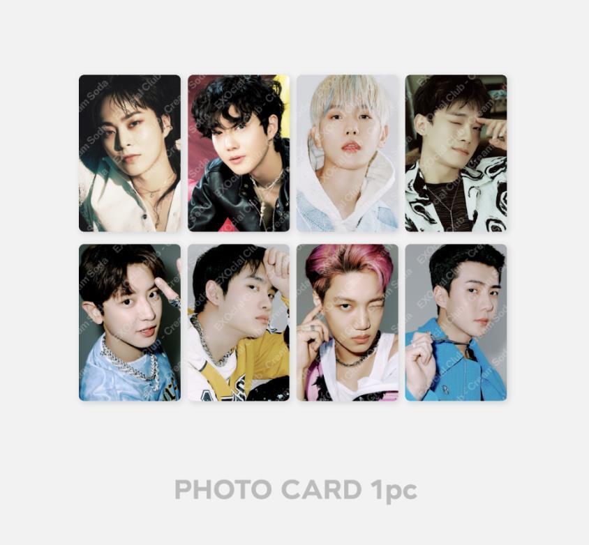 EXO EXIST Cream Soda POP-UP OFFICIAL MD GOODS BINDER + PHOTO CARD