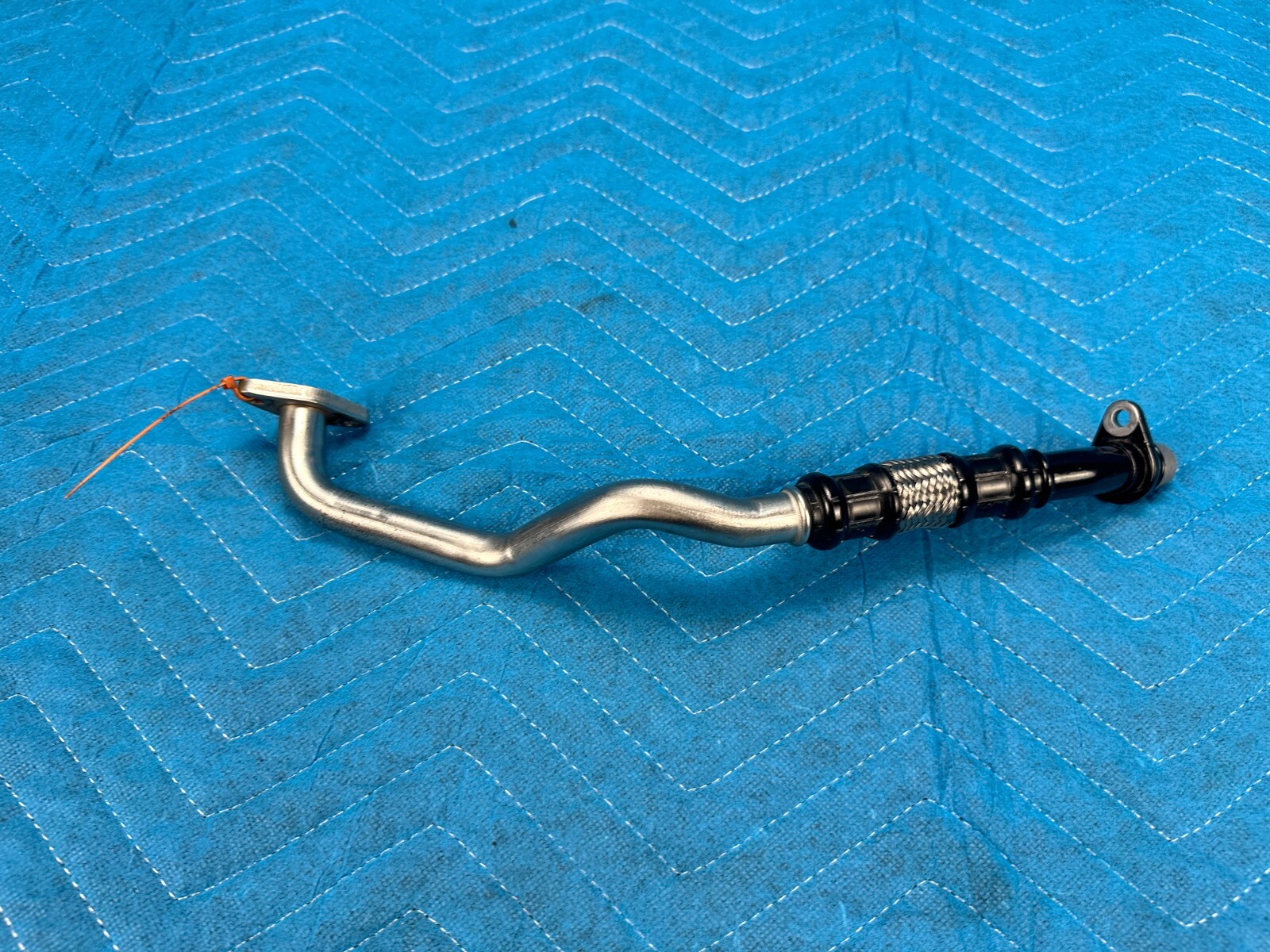 Bentley Flying Spur Turbocharger Return Oil Line Pipe Passenger Side 06-12 OEM