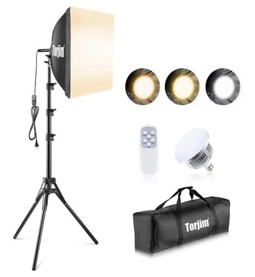 16'' x 16'' Professional Softbox Photography Lighting Kit with Remote Control