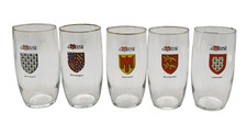 🍺 Lot de 5 verres La Meuse – Blasons régions françaises (Bretagne, Bourgogne…)