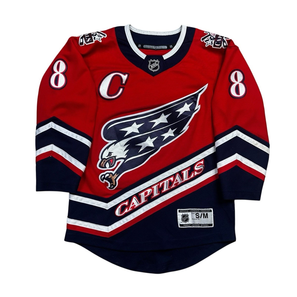 Alexander Ovechkin Washington Capitals Hockey NHL Official Jersey YOUTH  Size S/M