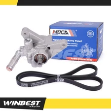 Power Steering Pump w/ Belt for 03-04 Honda Pilot 99-03 Acura TL 01-02 Acura MDX
