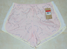 Nike Girls Shorts Tempo Running Training Dry 3" Polyester Pink Size Large
