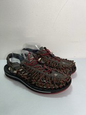 Keen Uneek Braided Fisherman Sandals Red Dahlia Raya Men's Size 10