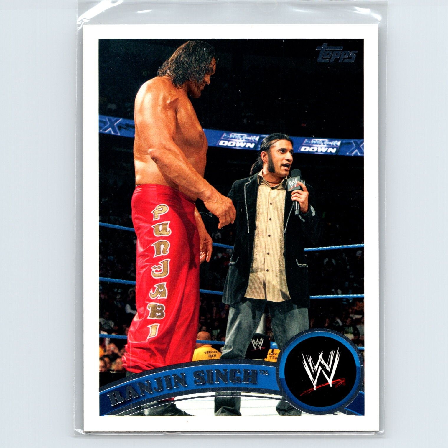 2011 Topps WWE Ranjin Singh #16