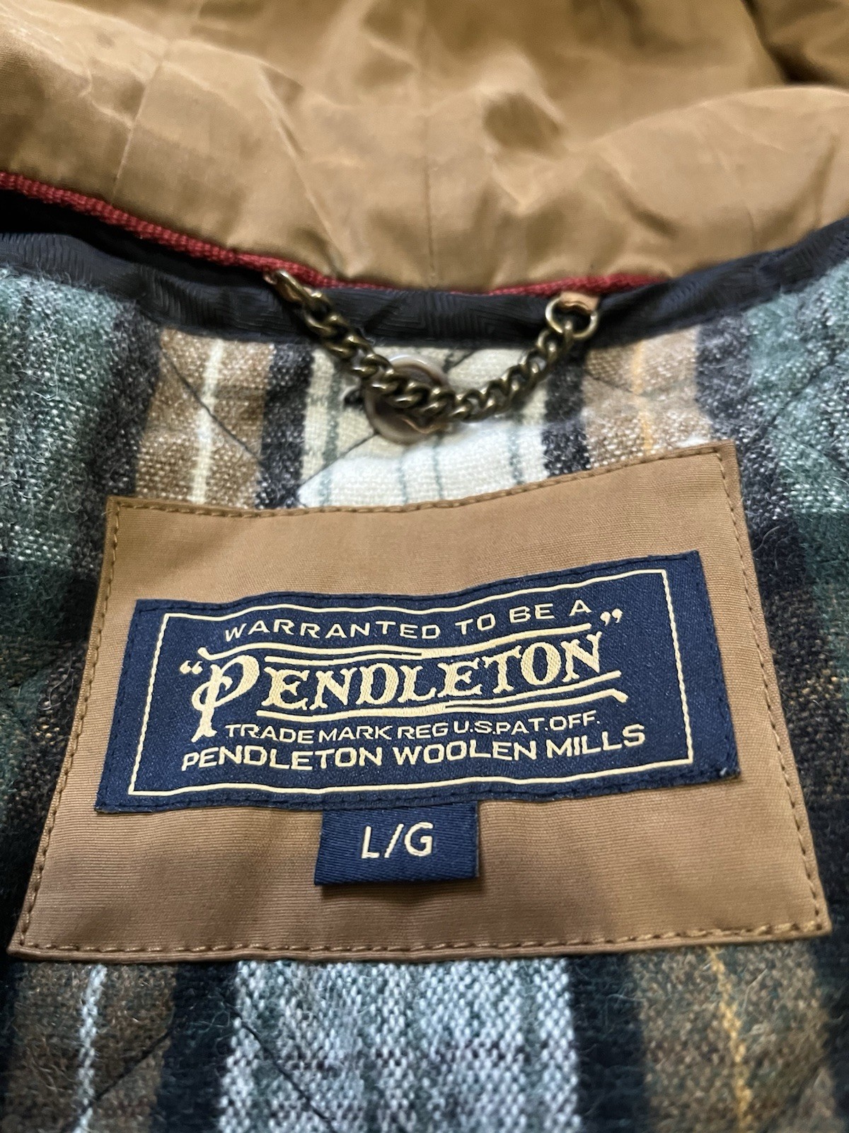 Pendleton Ballard Coat/Jacket Size Large Khaki Br… - image 5