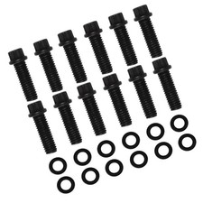 38400 Intake Manifold Bolt Kit Compatible With Chevy Small Block For Black 38400 Intake Manifold Bolt Kit Compatible With Chevy Small Block For Black