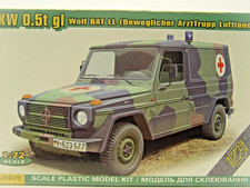Mercedes Wolf  Sanitäter Bundeswehr   - ACE   Bausatz 1:72 -  72473  #E