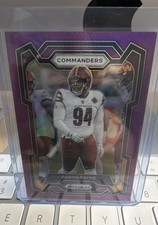 2023 Panini Prizm - Daron Payne #295 Purple Prizm /125