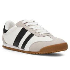 DV by Dolce Vita Revie Women's Lace-Up Sneaker, Black White, Women Size 8 NEW