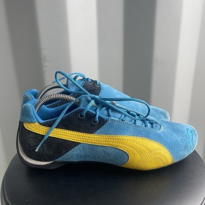 Vintage Puma FUTURE CAT LOW P Suede - Diva Blue/Yellow Black Size 9.5