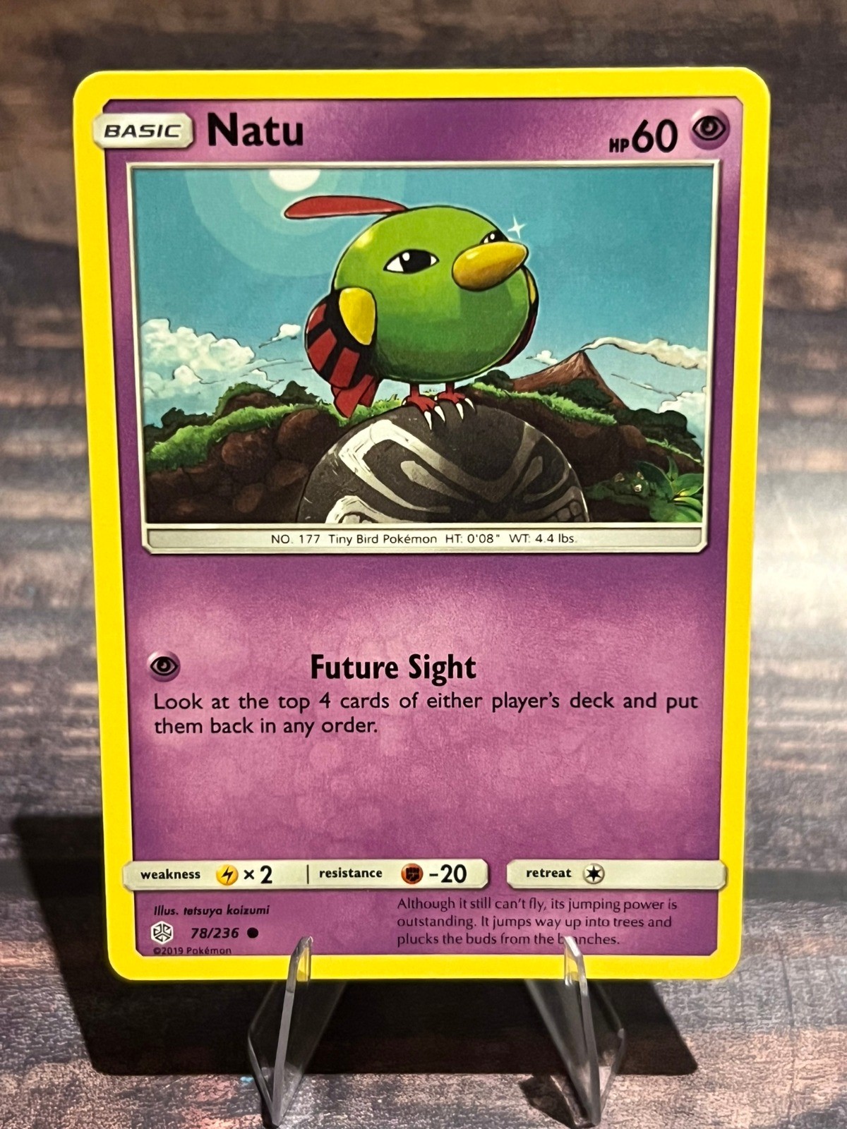 Natu 78/236 Common SM - Cosmic Eclipse Pokemon TCG