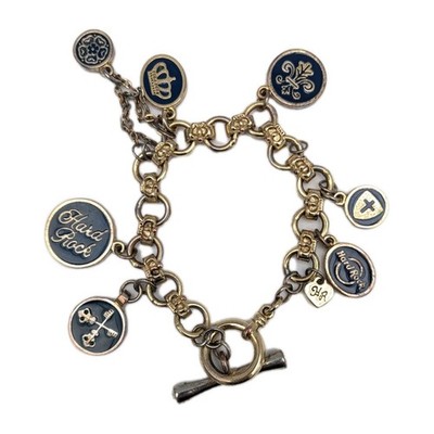 Bettelarmband Hard Rock Cafe goldfarben selten 