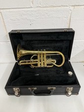 Bach CR310 Shepherd's Crook Cornet in Brass Lacquer Needs Work