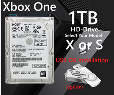 1TB Xbox One Internal Hard Drive X and S USB OS Installation Drive Option