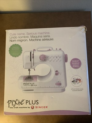 Singer Pixie Plus Sewing Machine in Original Box.
