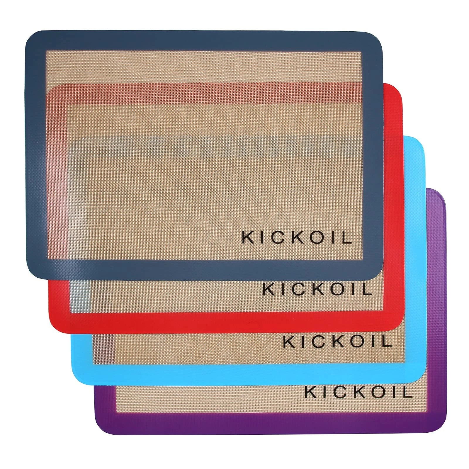 Silicone Baking Mat Large Set 4 Half Sheet-Silicone Bakeware Mat for Oven Reu...