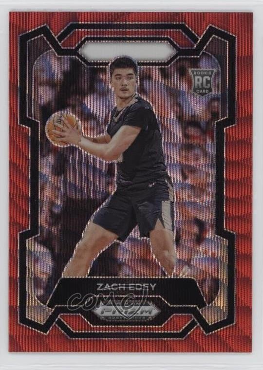 2024-25 Panini Prizm Draft Picks Red Wave Prizm Zach Edey #1 03xg