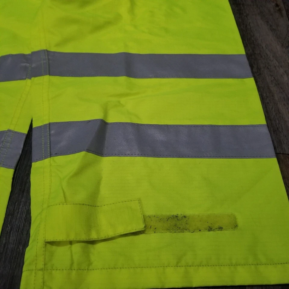 Pantalones de trabajo reflectantes 100 % impermeables XL Viking Open Road amarillo verde neón Foto 4 de 4