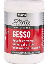 PEBEO Studio Acrylics 1 Litre Gesso White 1 L 1Litre
