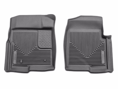 #ad Husky X Act Contour Mat Fits 09 14 F150 RegSuperCab SuperCrew Front 2pc Black $98.99