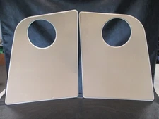 VIAGGIO NON SKID PORT & STARBOARD FOAM DECK MATS (SET OF 2) TAN & CREAM BOAT