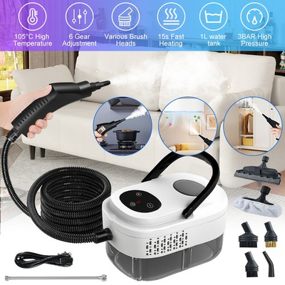 #ad 2500W Handle Control Handheld Steam Cleaner High Temp Pressure Cleaning Machine $48.99