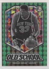 2019-20 Panini Mosaic Old School Green Mosaic Prizm Patrick Ewing #2 HOF rt4
