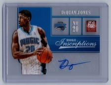 2012-13 Panini Elite #99 DeQuan Jones Orlando Magic AU Auto