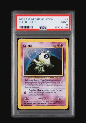 Celebi (Unlimited) graded PSA 9 for sale on eBay
