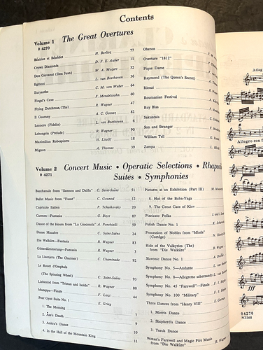 Vintage Bandman's Clarinet Repertoire Vol 1 & 2 Overtures Concert Band Music - Picture 3 of 7