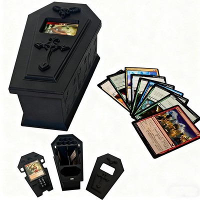 Premium Coffin Deck Box for MTG Commander, Vampire Edgar Markov Deck Box with...