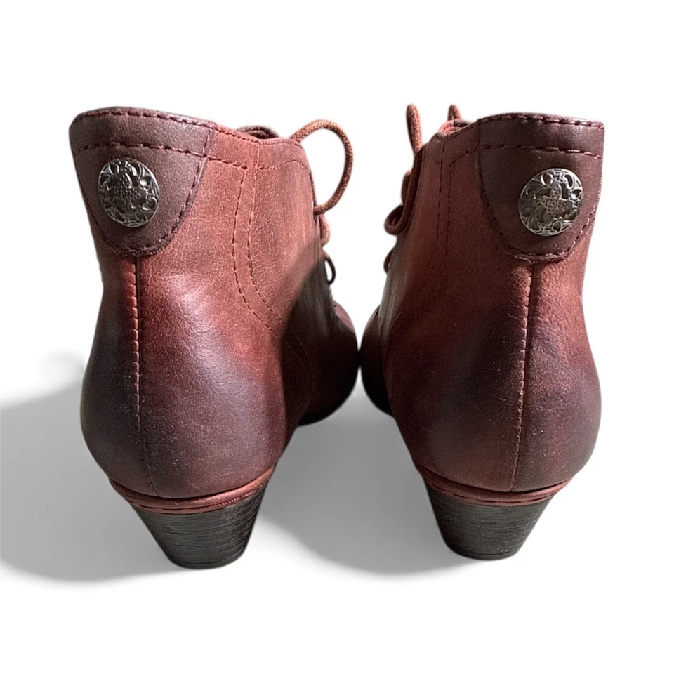 Botas chukka de cuero Rockport para mujer talla 8,5 - botines cómodos al tobillo Foto 2 de 4