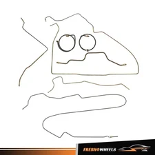 Power Disc Brake Line Kit Set W/O ABS For Jeep Wrangler Yj 1987-1993 1994 1995