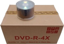 540 Blank 8.5G Dual-Layer DVD-R in 12 Spindle Cake Boxes